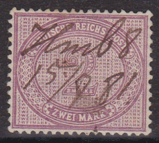 Deutsches Reich Mi.-Nr. 37 b IV oo gepr. BPP