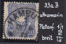 Deutsches Reich Mi.-Nr. 34 a B oo gepr. BPP