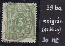 Deutsches Reich Mi.-Nr. 39 ba oo gepr. BPP