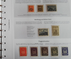 INFLA Sammlung postfrisch im Deutsche Post Vordruckalbum