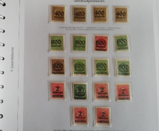 INFLA Sammlung postfrisch im Deutsche Post Vordruckalbum