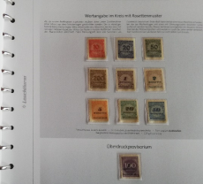INFLA Sammlung postfrisch im Deutsche Post Vordruckalbum