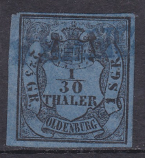 Oldenburg Mi.-Nr. 2 I oo gepr. BPP