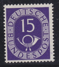 Bund Mi.-Nr. 129 Z ** Fotoattest