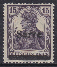 Saar Mi.-Nr. 7 a III ** gepr. BPP