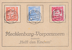 SBZ Mi.-Nr. 26/28 auf Karte