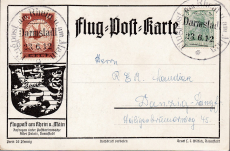 Deutsches Reich Mi.-Nr. V Karte Attest