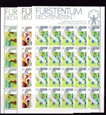 Liechtenstein Kleinbogen Mi.-Nr. 939/41 **