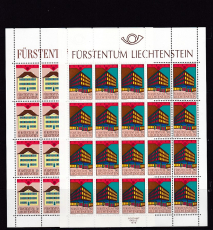 Liechtenstein Kleinbogen Mi.-Nr. 984/85 **