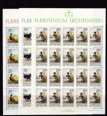 Liechtenstein Kleinbogen Mi.-Nr. 997/99 **