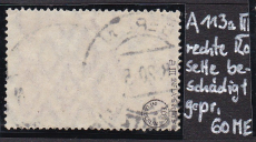 Deutsches Reich Mi.-Nr. A 113 PF III oo gepr. INFLA