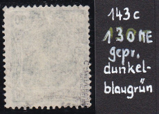 Deutsches Reich Mi.-Nr. 143 c oo gepr. INFLA