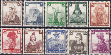 Deutsches Reich Mi.-Nr. 588/97 ** gepr. BPP