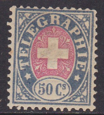 Schweiz Telegrafen Mi.-Nr. 16 **