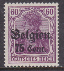 Landespost in Belgien Mi.-Nr. 21 a **