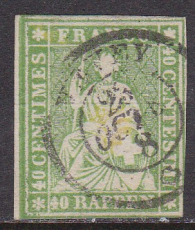 Schweiz Mi. Nr. 17 oo