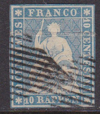 Schweiz Mi. Nr. 14 I b oo