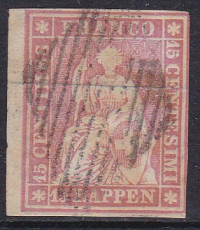 Schweiz Mi. Nr. 15 II B ym oo