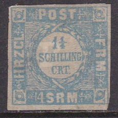 Schleswig Holstein Mi.-Nr. 6 (*) gepr. BPP