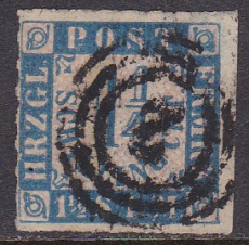 Schleswig Holstein Mi.-Nr. 7 oo