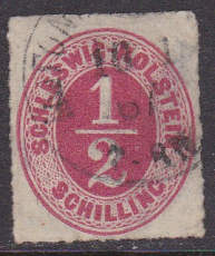 Schleswig Holstein Mi.-Nr. 8 oo dünn