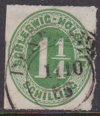 Schleswig Holstein Mi.-Nr. 9 oo