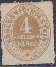 Schleswig Holstein Mi.-Nr. 12 (*)