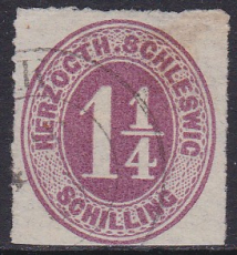 Schleswig Holstein Mi.-Nr. 14 oo