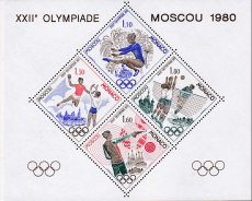 Monaco Sonderblock Mi.-Nr. 1415/18 **