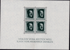 Deutsches Reich Mi.-Nr. Block 7 ** gepr. BPP