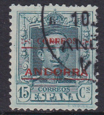 sp. Andorra Mi.-Nr. 4 B oo