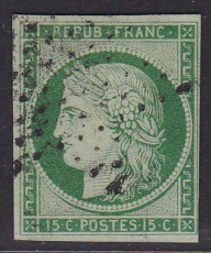 ALT - Frankreich Mi.-Nr. 2 a oo