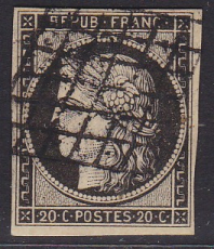 Alt - Frankreich Mi.-Nr. 3 y oo