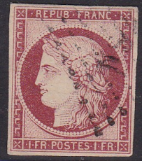 ALT - Frankreich Mi.-Nr. 7 a oo