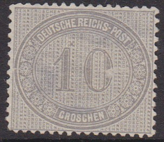 Deutsches Reich Mi.-Nr. 12 (*) Mgl.