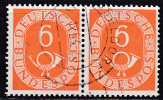Bund Mi.-Nr. 126 oo Paar