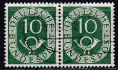 Bund Mi.-Nr. 128 oo Paar