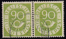 Bund Mi.-Nr. 138 oo Paar