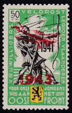 Dt. Bes. Belgien fl. Legion Mi.-Nr. VI Type IV **
