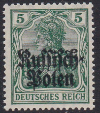 Deutsche Post in Polen Mi.-Nr. 2 **