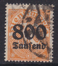 Deutsches Reich Dienst Mi.-Nr. 95 Y oo gepr. INFLA