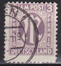 Bizone Mi.-Nr. 17 a Dz oo gepr. BPP