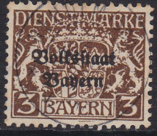 Bayern Dienst Mi.-Nr. 30 oo