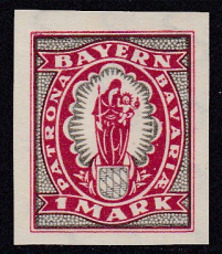 Bayern Mi.-Nr. 187 U **