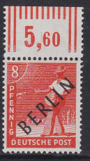 Berlin Mi.-Nr. 3 W OR ** gepr. BPP