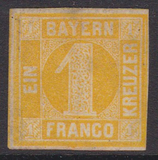 Bayern Mi.-Nr. 8 I (*) Mgl.