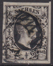 Sachsen Mi.-Nr. 3 oo
