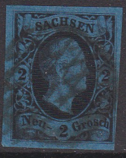 Sachsen Mi.-Nr. 7 oo