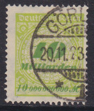 Deutsches Reich Mi.-Nr. 328 A P oo gepr. INFLA