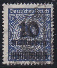 Deutsches Reich Mi.-Nr. 335 A W a oo gepr. INFLA